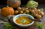 Вкусный вегетарианский суп с тыквой для разгрузочных дней