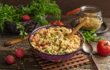 Табуле с курицей — вкусный салат с булгуром