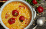 Быстрый томатный суп с сыром