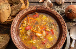 Вкусный суп с мясным фаршем и овощами на скорую руку