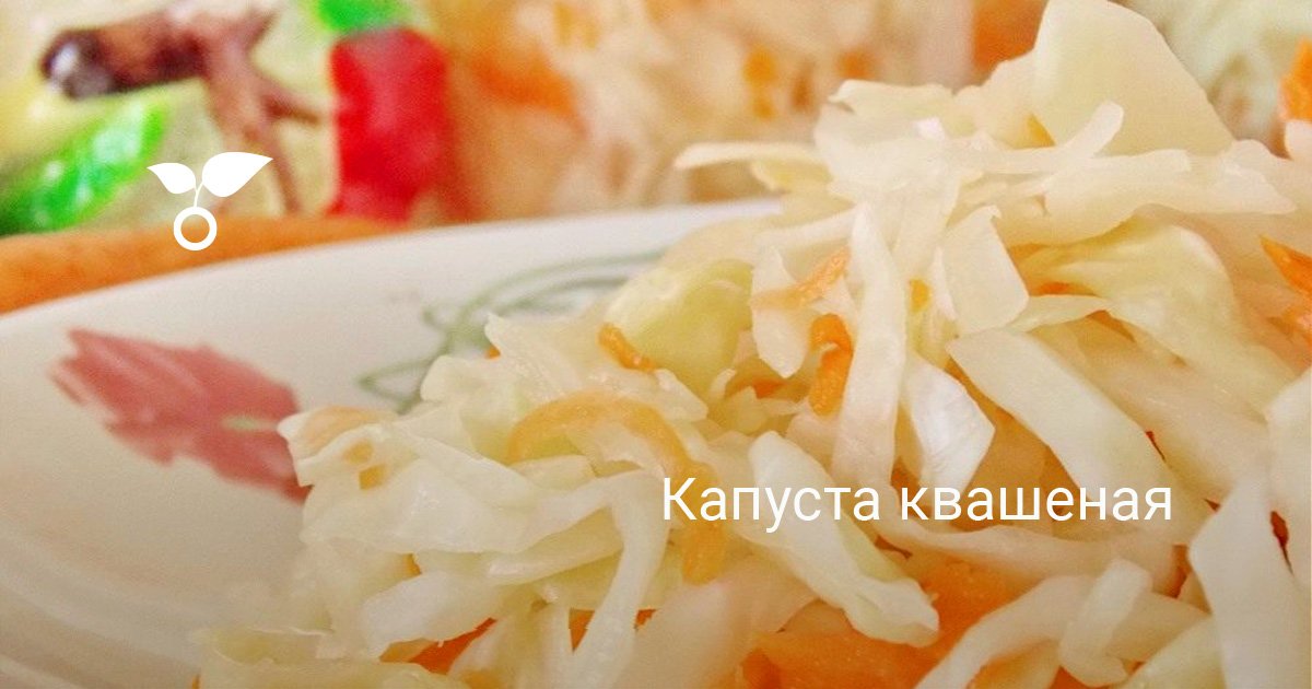 Капуста квашеная. Пошаговый рецепт с фото — Ботаничка