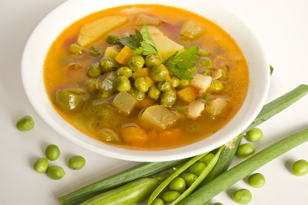 Суп с зеленым горошком консервированным и курицей рецепты с фото пошагово