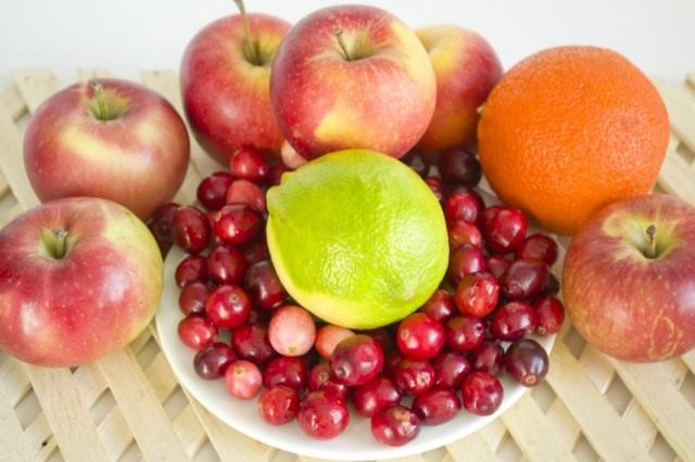 Ингредиенты для приготовления повидла из яблок с цитрусовыми
