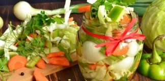 Салат из маринованных овощей на зиму