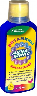 Микроудобрение «АКВАМИКС» упаковка 200 мл