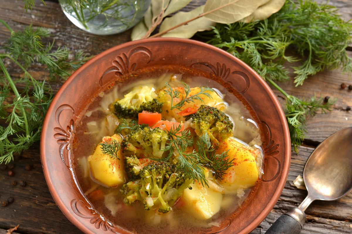 Крем-суп из брокколи постный — рецепт с фото | Receta