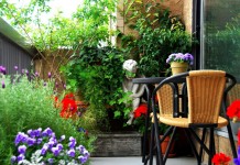 Используя вертикальное озеленение летом балкон можно превратить в настоящий сад