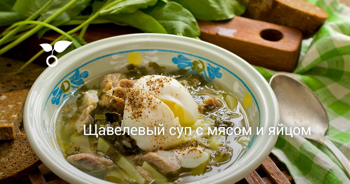 Легкий суп со щавелем и яйцом рецепт – Русская кухня: Супы. «Еда»