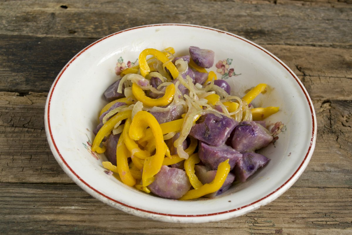 Что можно приготовить из фиолетовой картошки