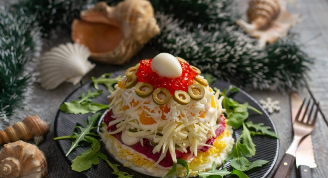 Рецепты вкусных и красивых салатов на Новый год