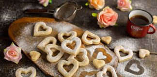 Вкусное имбирное печенье-валентинки ко Дню влюблённых