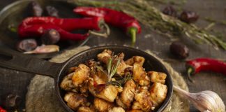 Жареная курица по-мароккански — ужин за 15 минут