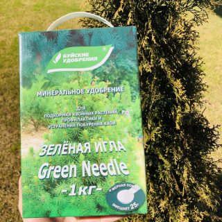 Cпециализированное удобрение для хвойных «Зелёная игла»