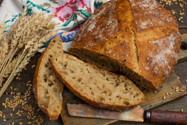 Домашний хлеб на пшеничной закваске