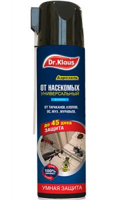 Универсальный аэрозоль от насекомых «Dr.Klaus»