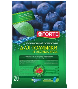 Готовый высококачественный почвогрунт Bona Forte предназначен для выращивания лесных ягод