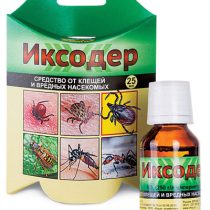 Инсектоакарицидный препарат «Иксодер» для обработки территории
