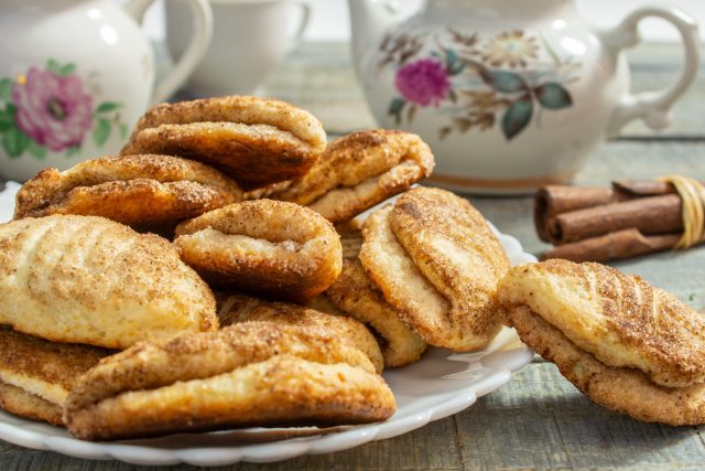 Печенье из творога с корицей Печенье из творога с корицей