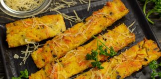 Полента с овощами и маслинами по-итальянски