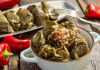 Долма с фаршем, рисом и овощами