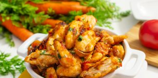 Куриное филе с овощами за 15 минут