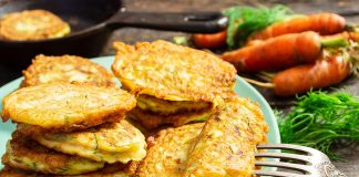Драники из кабачков и моркови